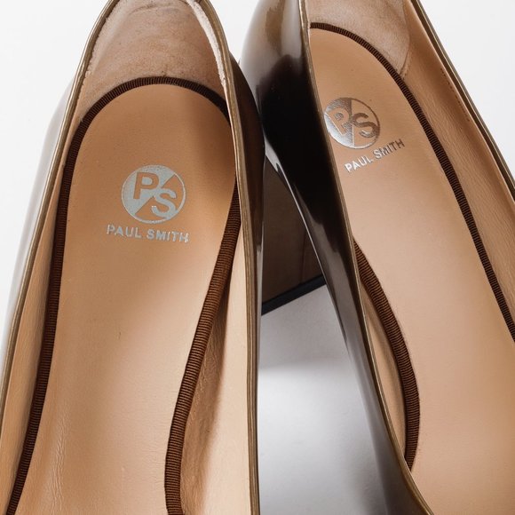 PS by Paul Smith Beau Metallic Khaki Pumps - Picture 8 of 10